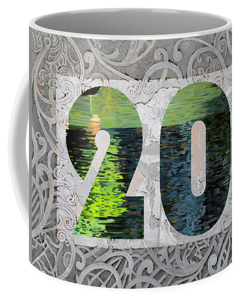 20 Coffee Mug featuring the painting 20 by Guido Borelli