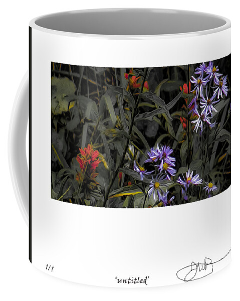 Signed Limited Edition Of 10 Coffee Mug featuring the digital art 20 by Jerald Blackstock