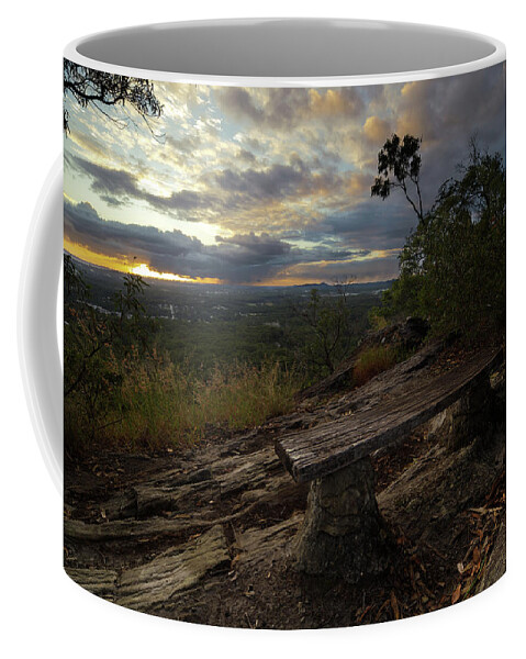 Landscape Coffee Mug featuring the photograph 2005sunrise4 by Nicolas Lombard