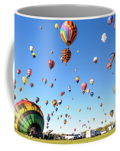 Hot Air Balloon Coffee Mug featuring the photograph 2017 Abf 15 by Tara Krauss