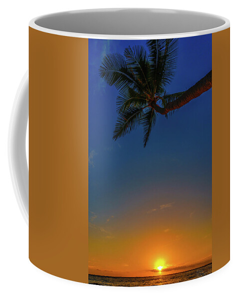 Hawaii Coffee Mug featuring the photograph 2019 Christmas Evening in Hawaii by John Bauer