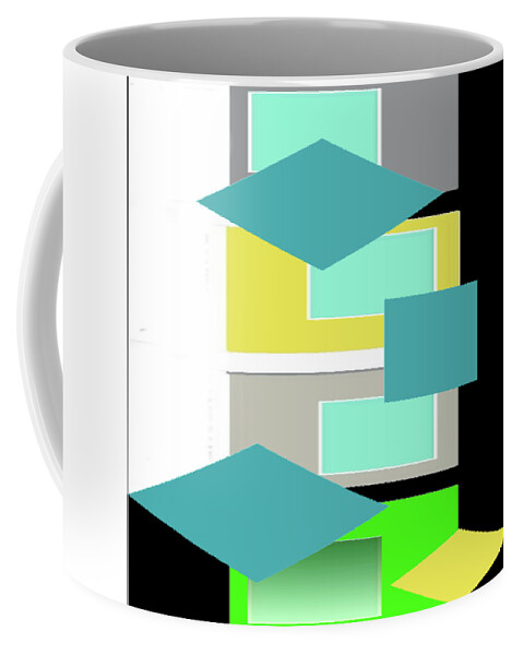 2021 Coffee Mug featuring the digital art 2021 August Trends Colors of the Year with Colors of the Month by Delynn Addams