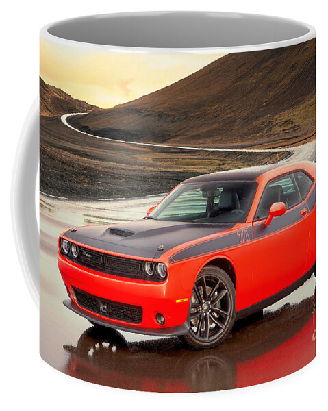 2022 Coffee Mug featuring the photograph 2022 Dodge Challenger R/T by Action