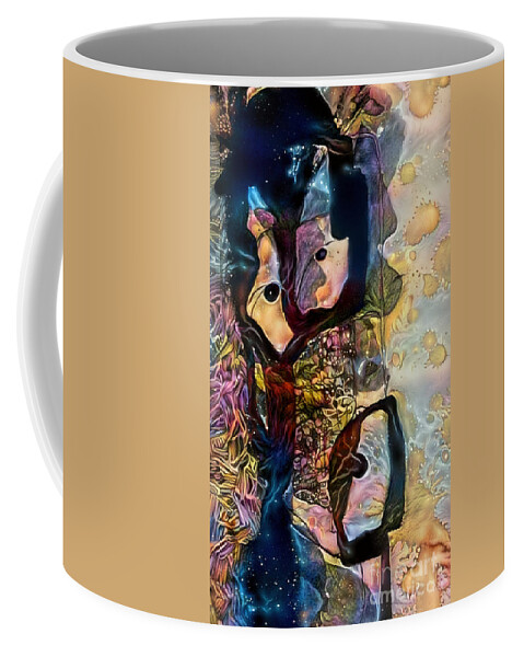 Contemporary Art Coffee Mug featuring the digital art 22 by Jeremiah Ray