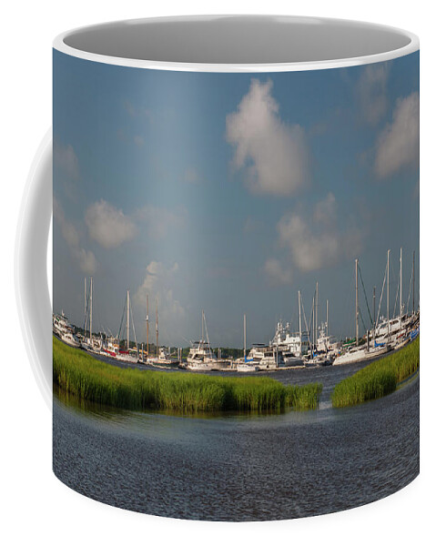 City Marina Coffee Mug featuring the photograph City Marina - Charleston South Carolina - Salt Life by Dale Powell
