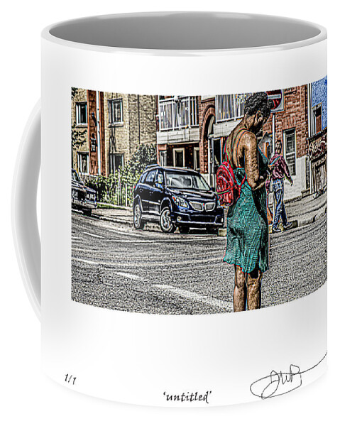 Signed Limited Edition Of 10 Coffee Mug featuring the digital art 29 by Jerald Blackstock