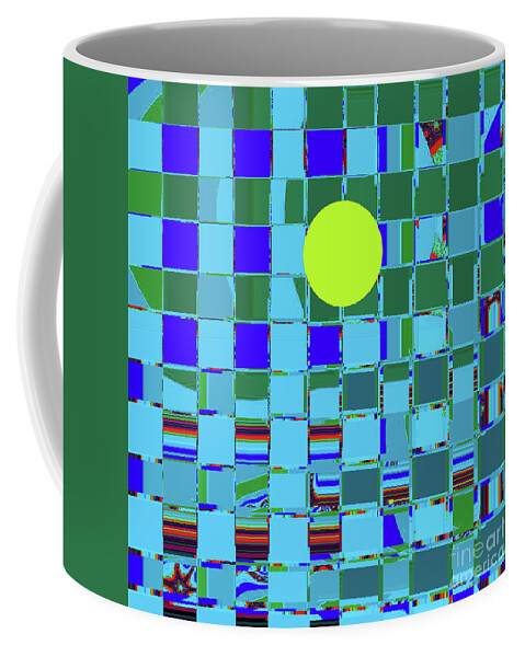  Coffee Mug featuring the digital art 3-8-2010abcdefghij by Walter Paul Bebirian