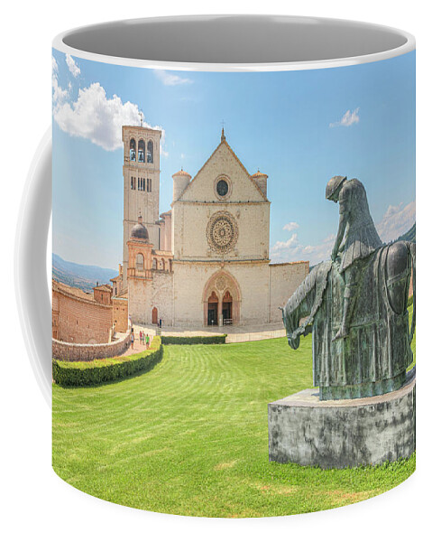 Basilica Coffee Mug featuring the photograph Assisi - Italy #3 by Joana Kruse