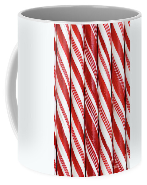 Candy Coffee Mug featuring the photograph Candy Canes #3 by Vivian Krug Cotton