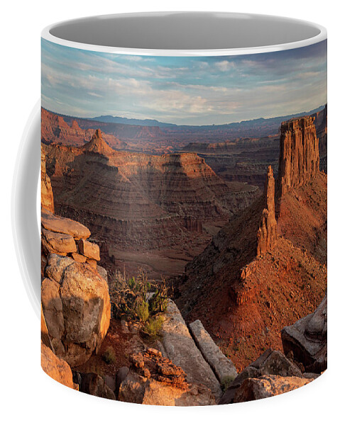 Moab Coffee Mug featuring the photograph Marlboro Point Sunset #3 by Dan Norris