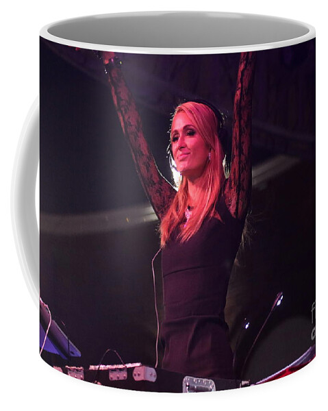 American Socialite Coffee Mug featuring the photograph Paris Hilton #3 by Concert Photos