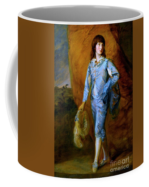 Thomas Gainsborough Coffee Mug featuring the painting The Blue Page #3 by Thomas Gainsborough