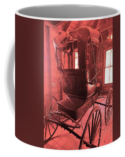 Carriage Coffee Mug featuring the photograph Yesterday #3 by John Anderson