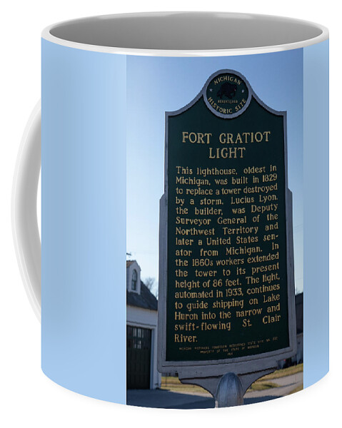Lighthouse Coffee Mug featuring the photograph Fort Gratiot Lighthouse in Michigan by Eldon McGraw