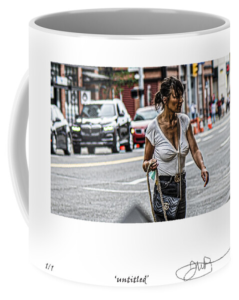 Signed Limited Edition Of 10 Coffee Mug featuring the digital art 32 by Jerald Blackstock