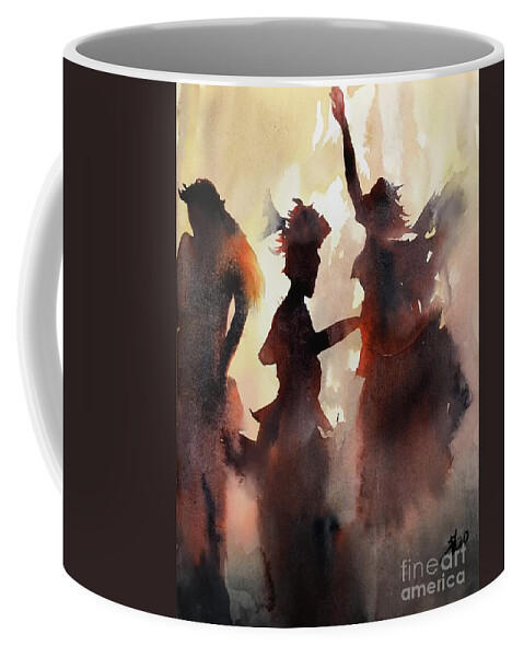 3272020 Coffee Mug featuring the painting 3272020 by Han in Huang wong