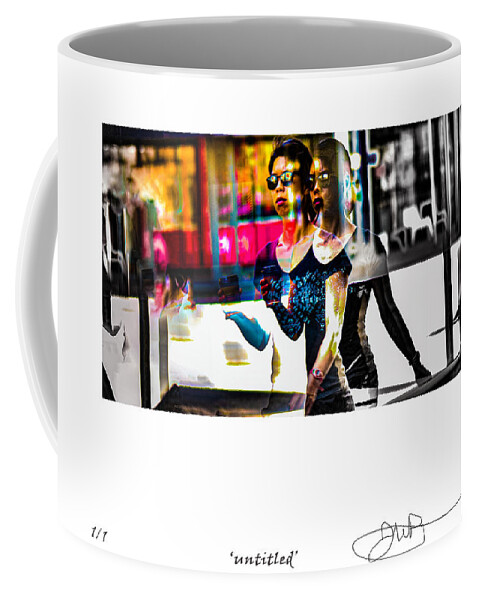 Signed Limited Edition Of 10 Coffee Mug featuring the digital art 38 by Jerald Blackstock