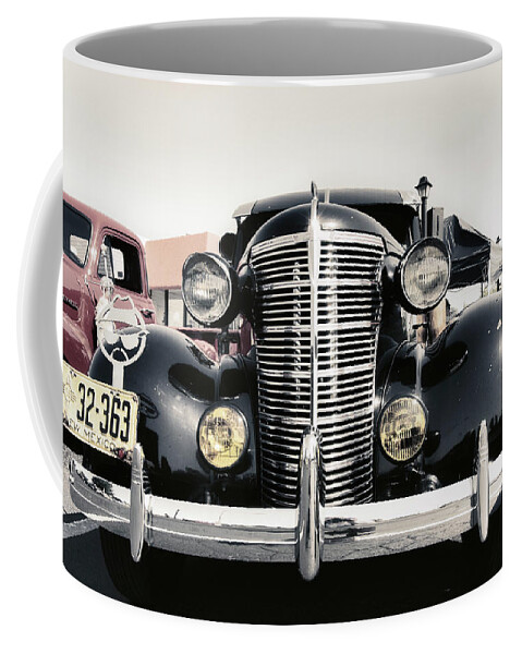 Chevy Coffee Mug featuring the photograph '38 Chevy #38 by Mark David Gerson