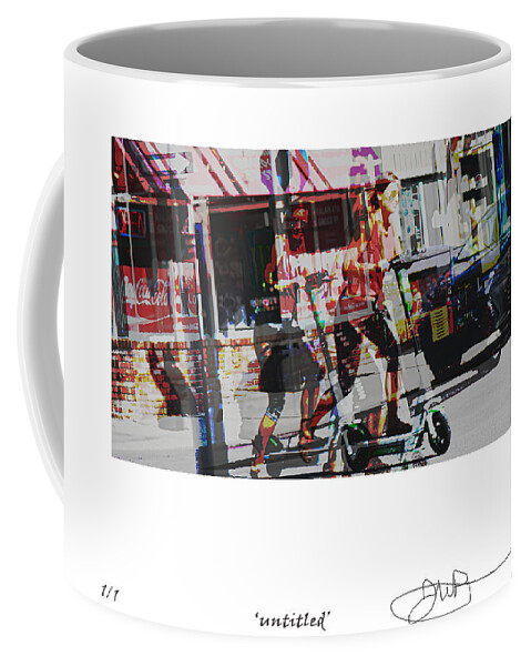 Signed Limited Edition Of 10 Coffee Mug featuring the digital art 39 by Jerald Blackstock