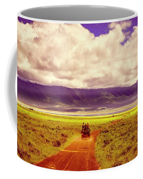 Adventure Traveler Coffee Mug featuring the photograph 3900 African Safari Ngorongoro Crater Tanzania by Nasser Atelier