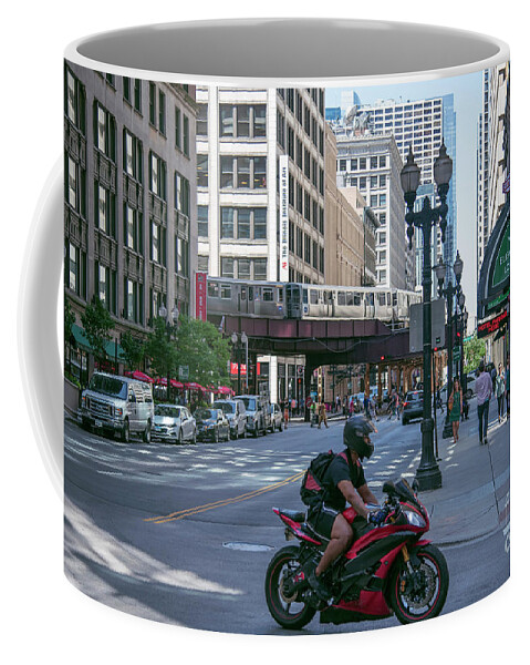 Art Coffee Mug featuring the photograph Chicago Streets #4 by FineArtRoyal Joshua Mimbs