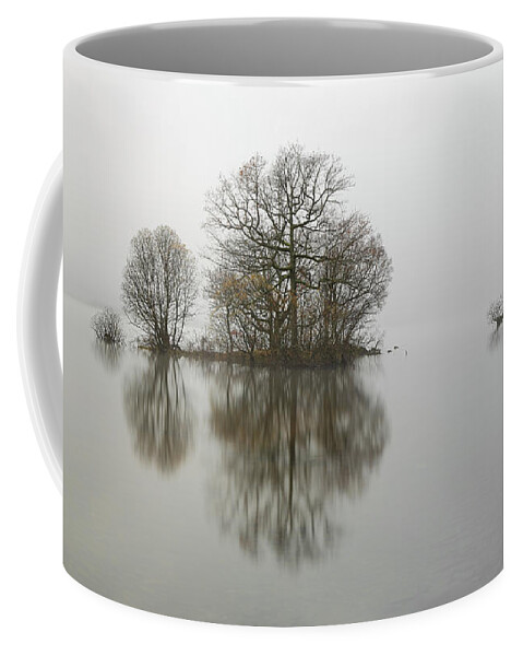 Fog Coffee Mug featuring the photograph Loch Lomond by Grant Glendinning