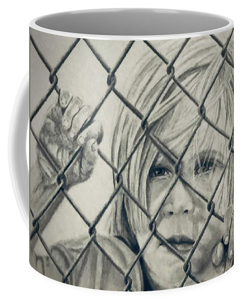 Neglect Coffee Mug featuring the drawing Unnamed by Marlene Little