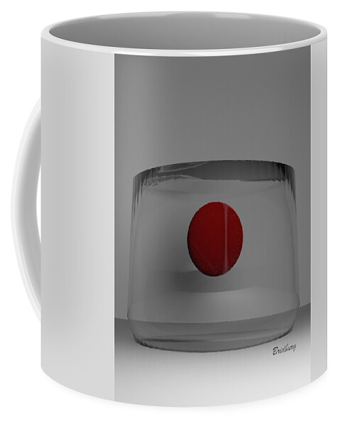 Nft Coffee Mug featuring the digital art 401 Glass by David Bridburg