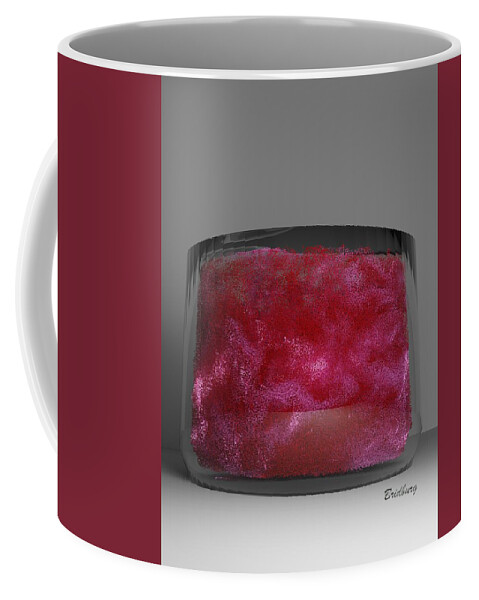 Nft Coffee Mug featuring the digital art 401 Glass Waves 2 by David Bridburg
