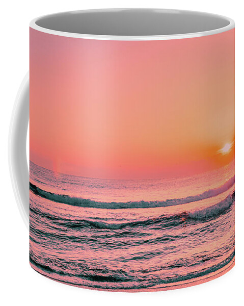 Atlantic Ocean Coffee Mug featuring the photograph 4135 Delray Beach Florida Atlantic Ocean Waves by Nasser Atelier