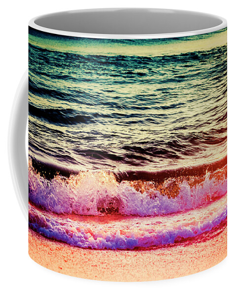 Atlantic Ocean Coffee Mug featuring the photograph 4194 Delray Beach Florida Atlantic Ocean Waves by Nasser Atelier