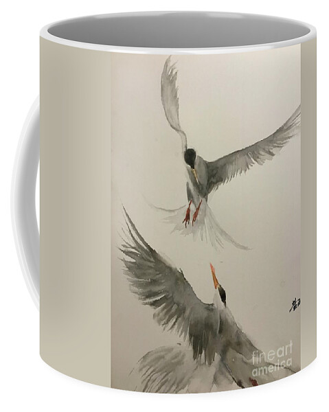 4292020 Coffee Mug featuring the painting 4292020 by Han in Huang wong