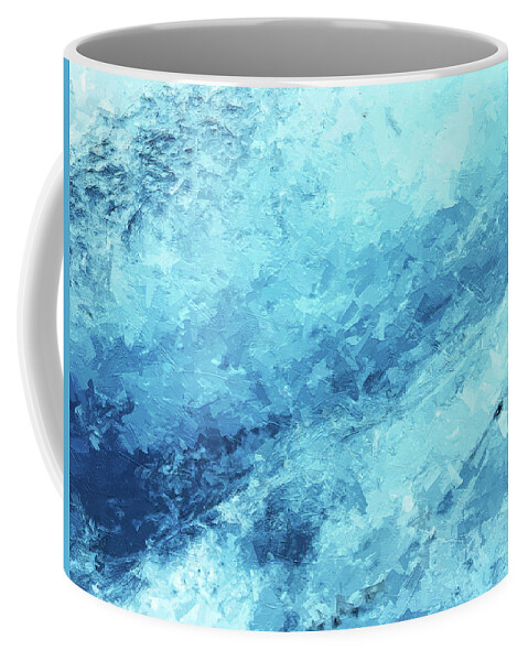 Blue Coffee Mug featuring the digital art Summer Time #45 by TintoDesigns