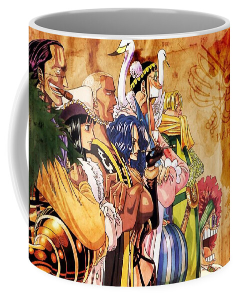 One Piece Anime #46 Coffee Mug by Issam Lachtioui - Fine Art America