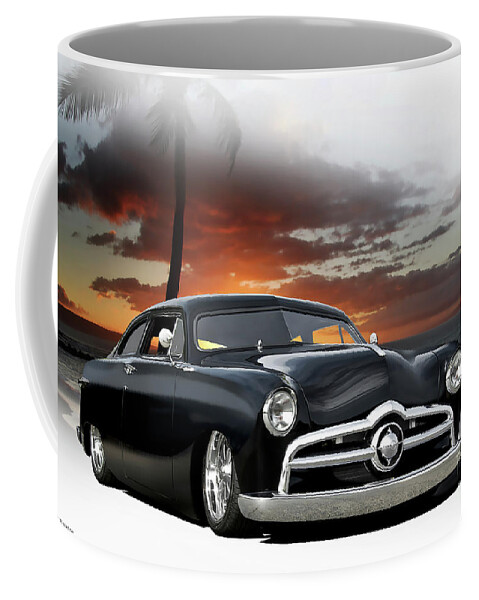 1950 Ford Coupe Coffee Mug featuring the photograph 1950 Ford Custom Coupe #5 by Dave Koontz