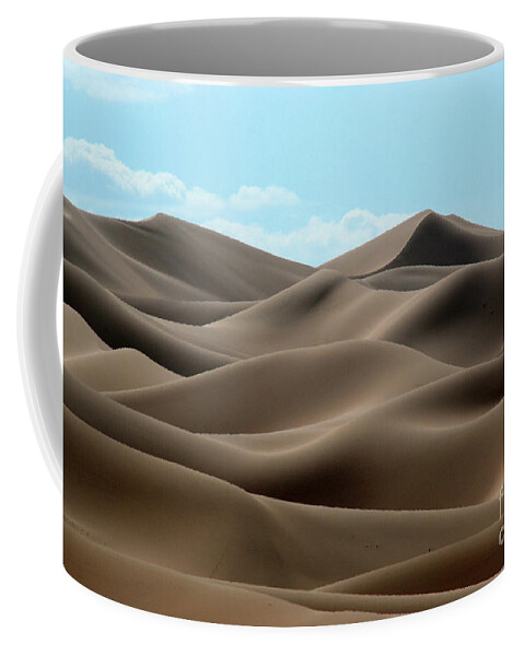 Gobi Desert Coffee Mug featuring the photograph Gobi desert #5 by Elbegzaya Lkhagvasuren