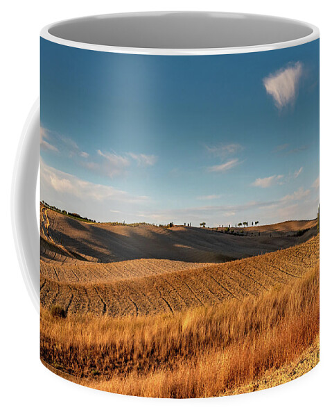 Beautiful Coffee Mug featuring the photograph landscape, Tuscany, Italy #5 by Eleni Kouri