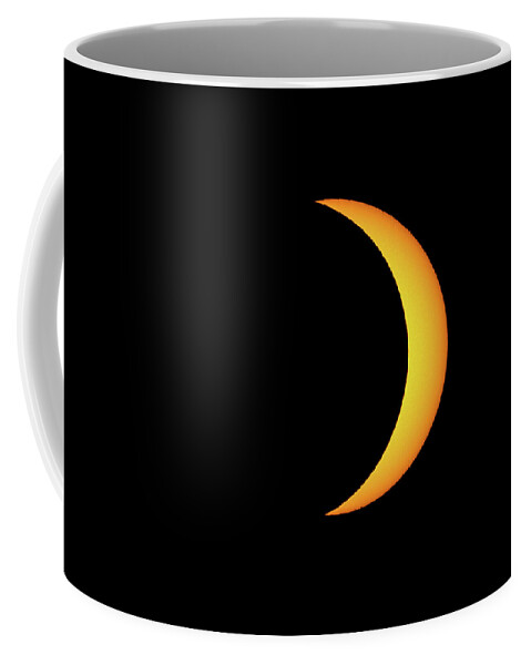 Solar Eclipse Coffee Mug featuring the photograph Partial Solar Eclipse by David Beechum