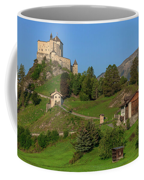 Tarasp Castle Coffee Mug featuring the photograph Tarasp Castle - Switzerland #5 by Joana Kruse