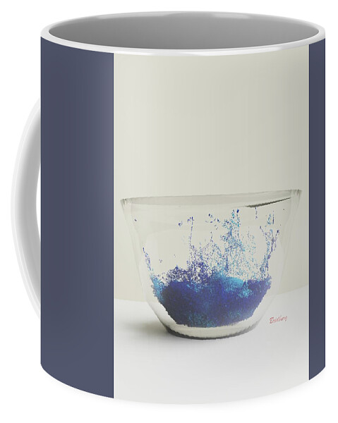 Nft Coffee Mug featuring the digital art 501 Bowl Waves by David Bridburg