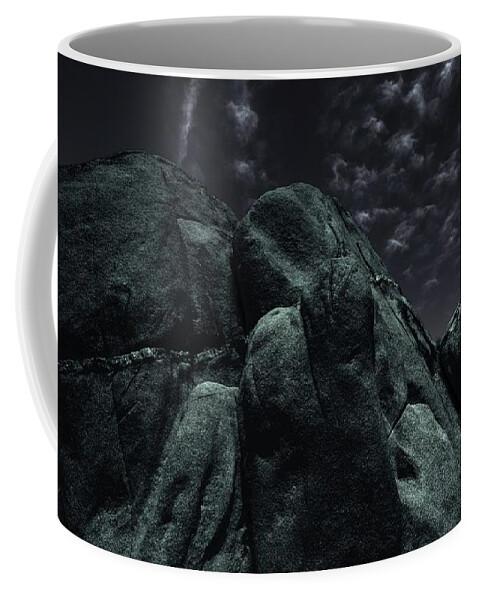 Joshua Tree National Park Coffee Mug featuring the photograph 5697 Big Rock Joshua Tree California by Nasser Atelier