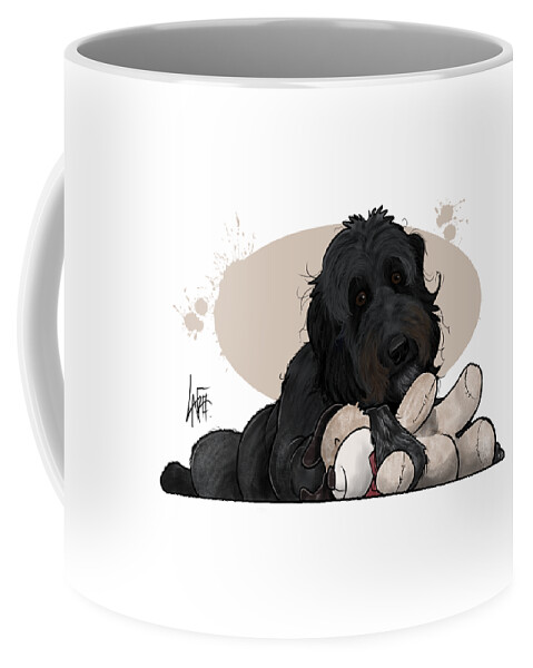 5949 Coffee Mug featuring the drawing 5949 McGarry by John LaFree