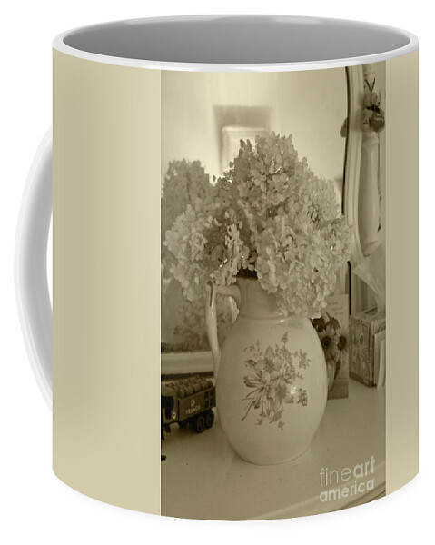Walter Paul Bebirian: The Bebirian Art Collection Coffee Mug featuring the digital art 6-25-2012abcd by Walter Paul Bebirian