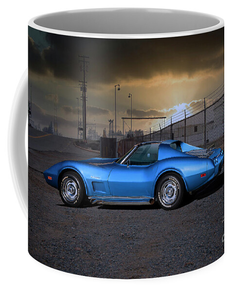 Chevrolet C3 Corvette Coffee Mug featuring the photograph Chevrolet C3 Corvette Stingray #6 by Dave Koontz