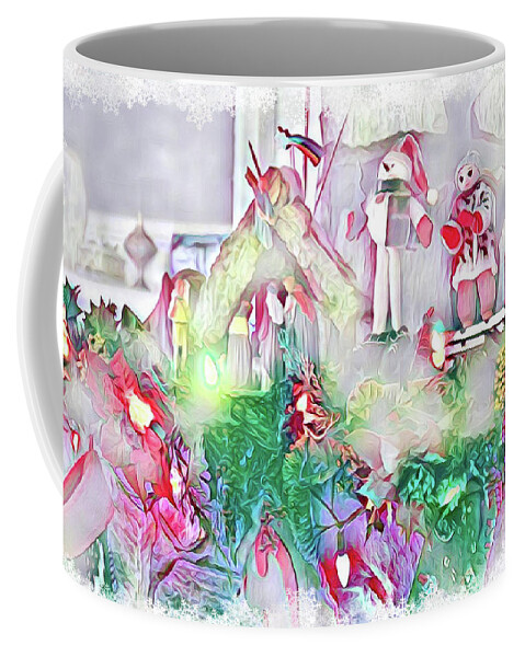 Christmas Coffee Mug featuring the digital art Christmas Card #7 by Elaine Berger