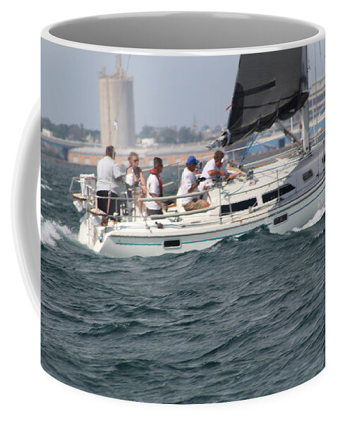  Coffee Mug featuring the photograph The race #79 by Jean Wolfrum