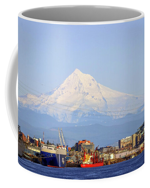 Portland Oregon Coffee Mug featuring the photograph Portland Oregon by Paul James Bannerman