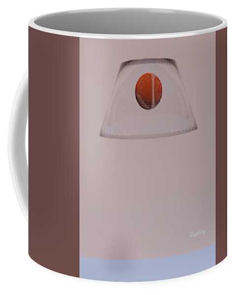 Lamp Shade Coffee Mug featuring the digital art 801 Lamp Shade by David Bridburg