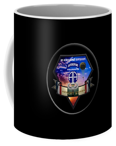 82 Coffee Mug featuring the digital art 82nd Airborne by Bill Richards