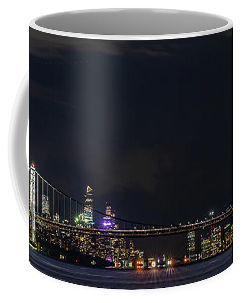9/11 Coffee Mug featuring the photograph 9/11 Tribute in Light by Kevin Suttlehan